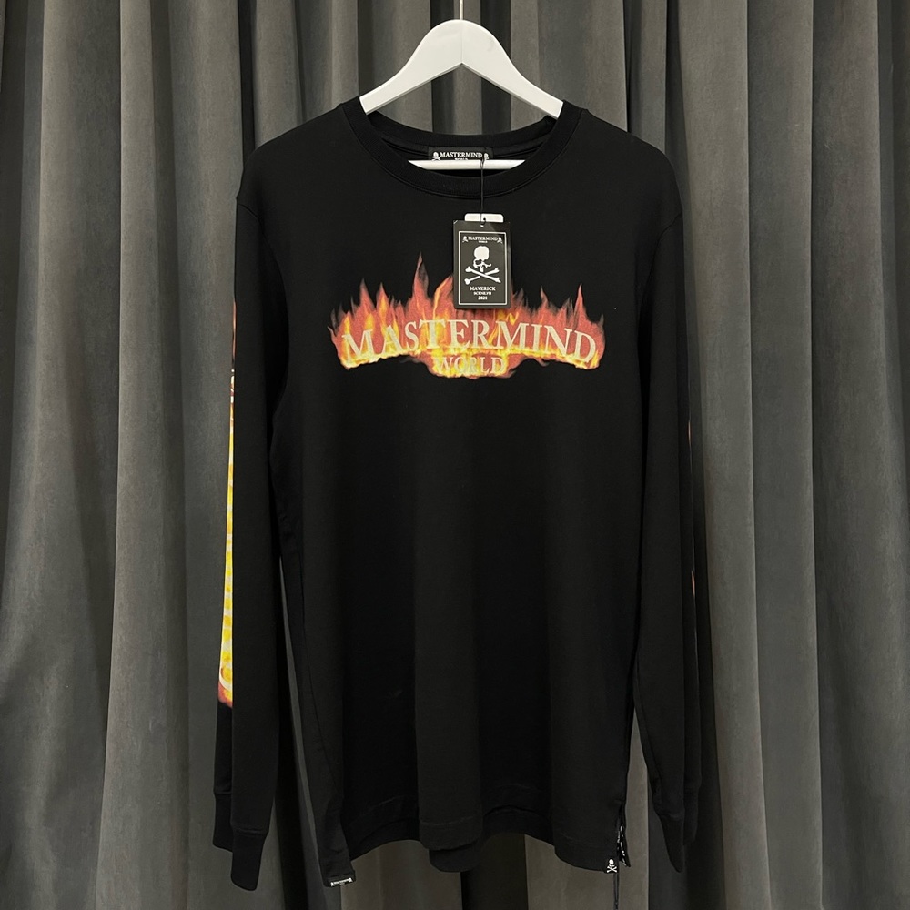 Brand New MasterMind Fire Logo Long Sleeve T